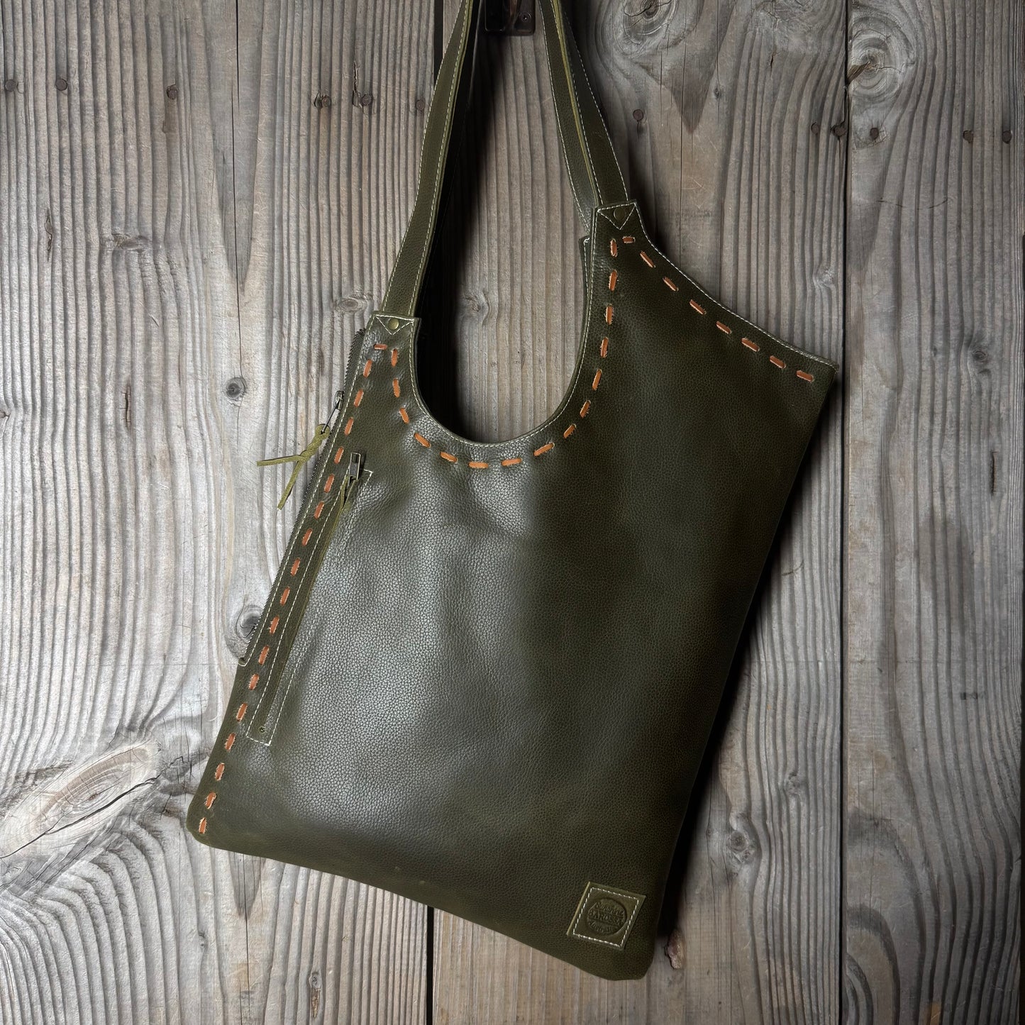 Slimline Leather Shoulder Bag