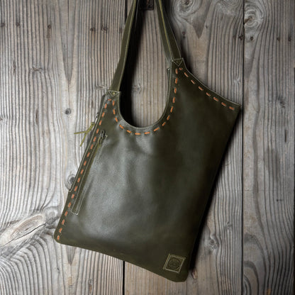 Slimline Leather Shoulder Bag