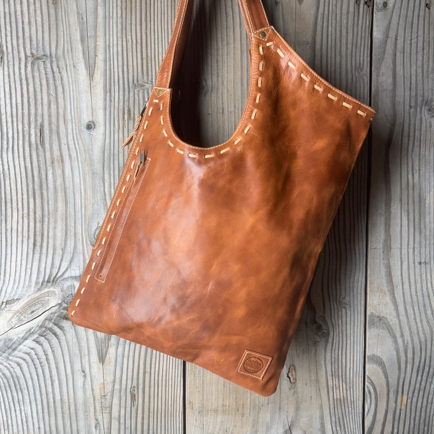 Slimline Leather Shoulder Bag