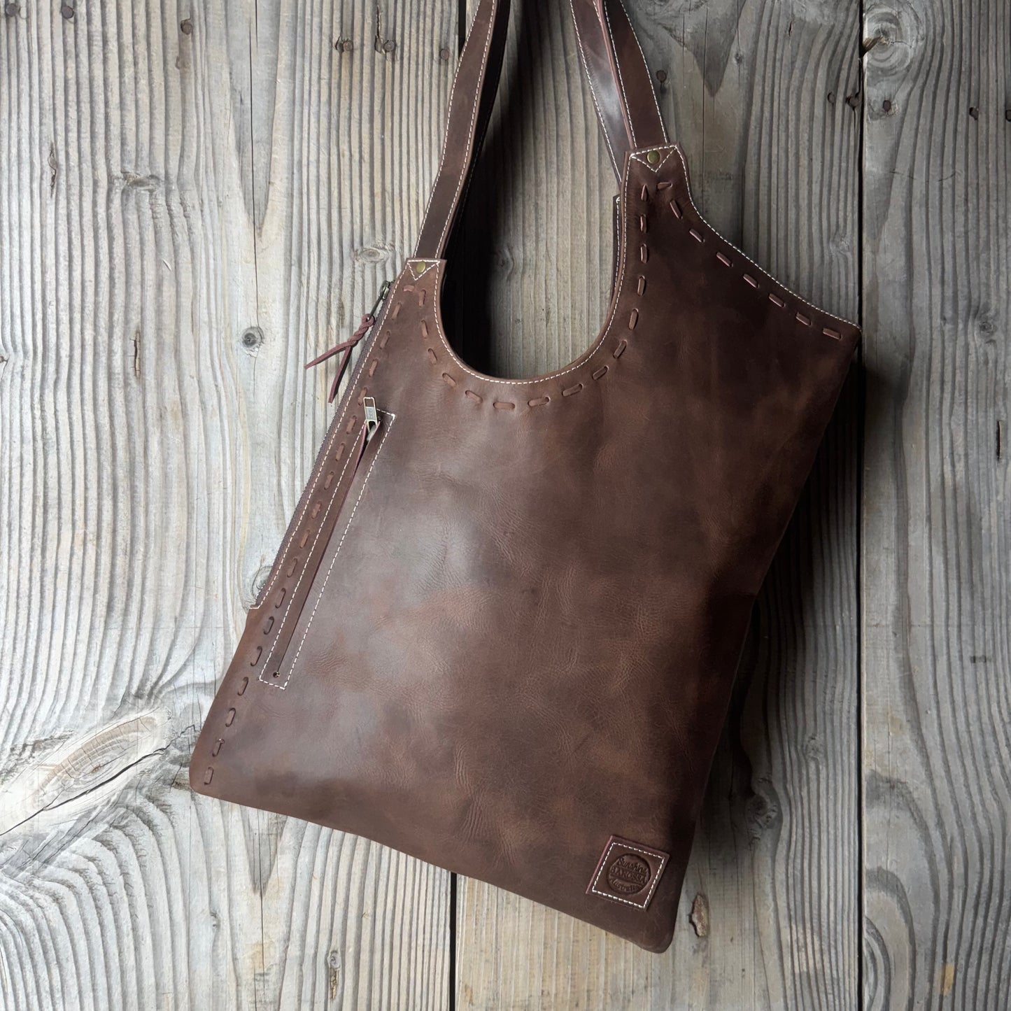 Slimline Leather Shoulder Bag