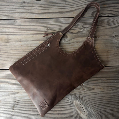 Slimline Leather Shoulder Bag