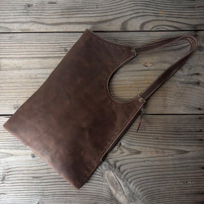 Slimline Leather Shoulder Bag