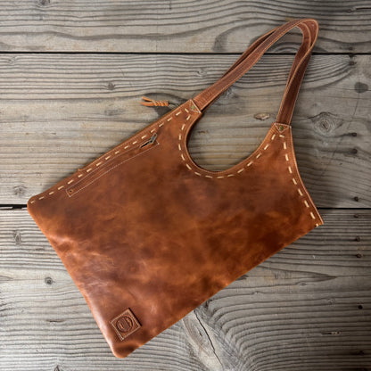 Slimline Leather Shoulder Bag