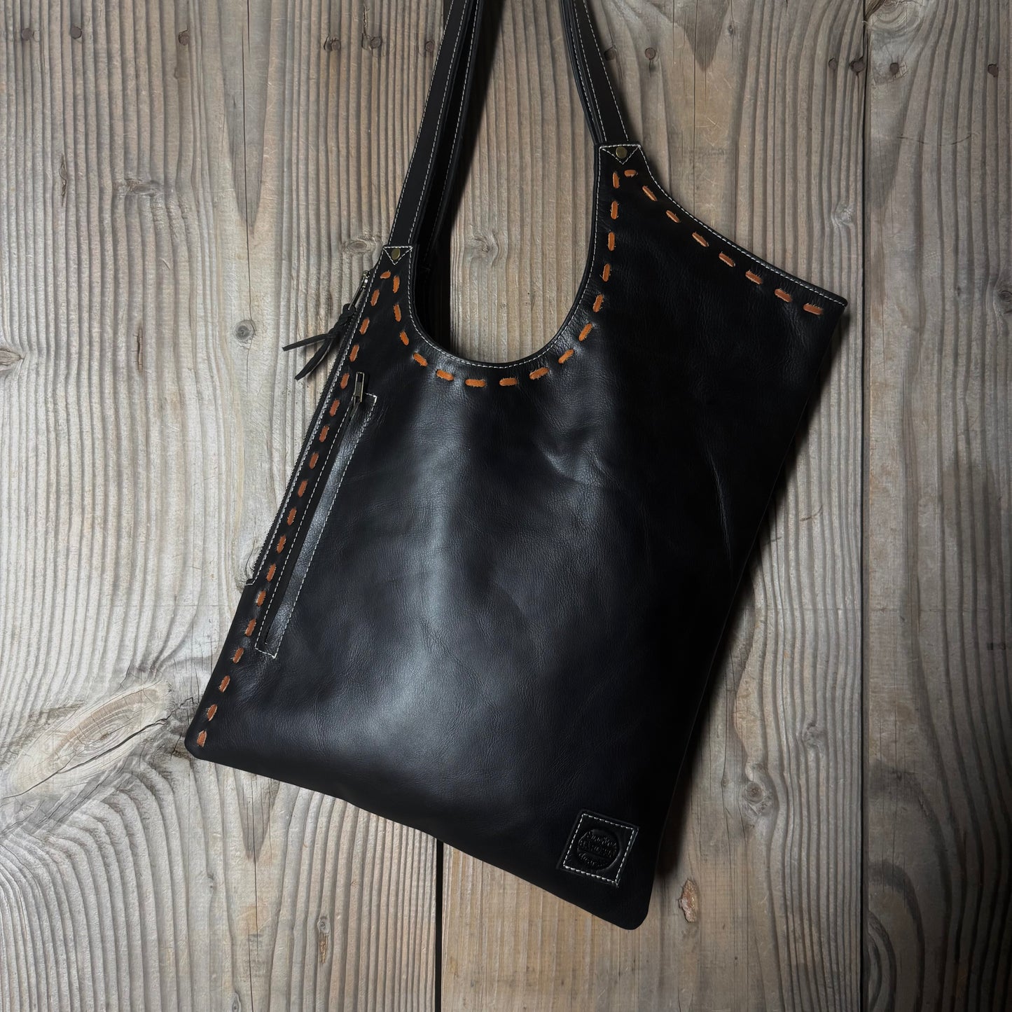 Slimline Leather Shoulder Bag