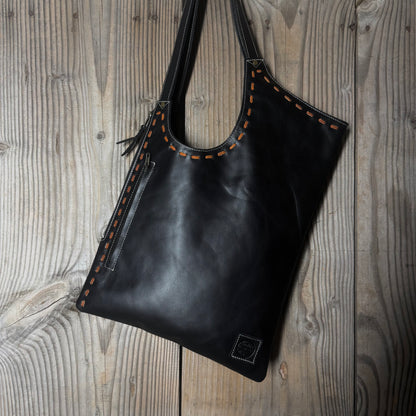 Slimline Leather Shoulder Bag