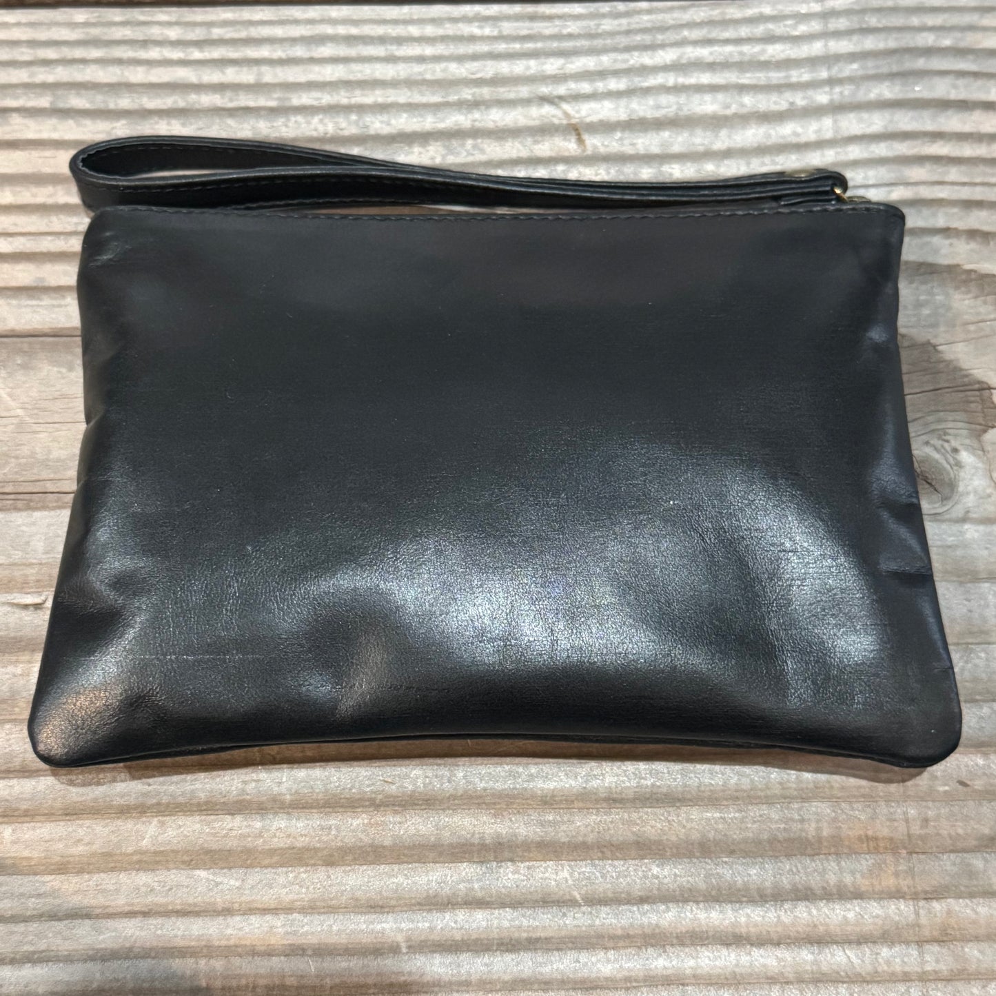 Leather Phone Clutch With Wrist Strap