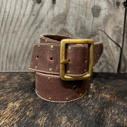 Studded Leather Belts