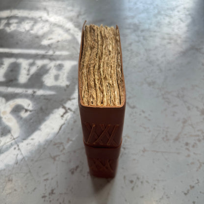 A5 Handmade Paper Bound Leather Journal