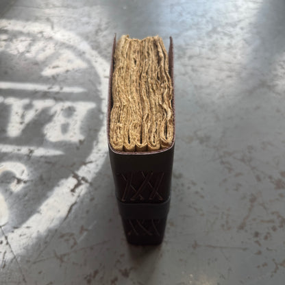 A5 Handmade Paper Bound Leather Journal