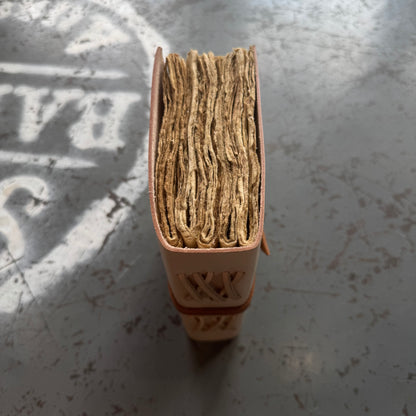 A5 Handmade Paper Bound Leather Journal