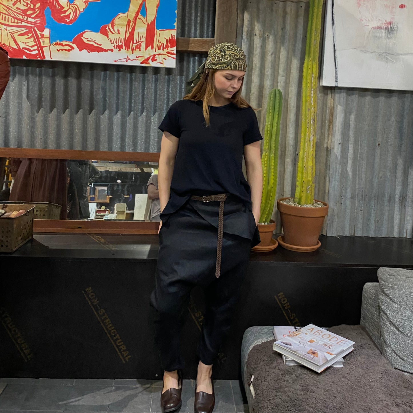 Tailored Japanese-Style Linen Pants