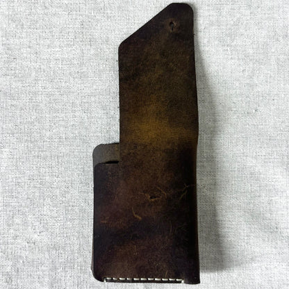 Hand-Stitched Raw Fold Wallet