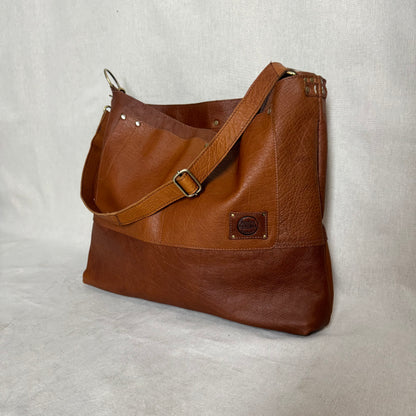 The Big Soft Vintage Tan Slouch/Tote