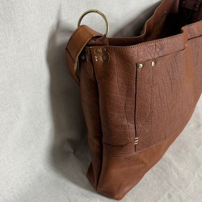 The Big Soft Vintage Tan Slouch/Tote
