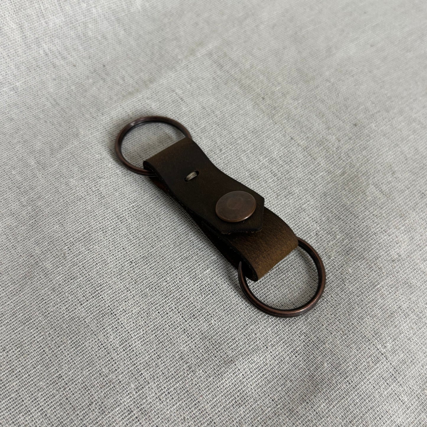 Leather Loop Keyring