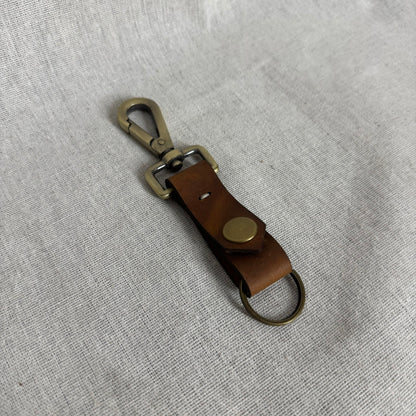 Leather Loop Keyring