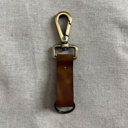 Leather Loop Keyring