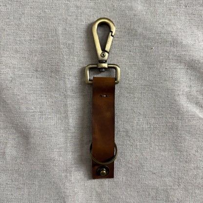 Leather Loop Keyring