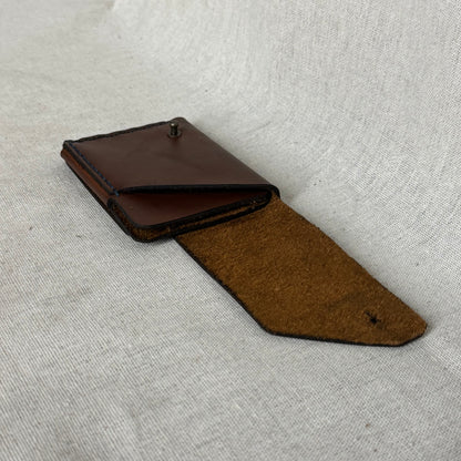 Hand-Stitched Raw Fold Wallet