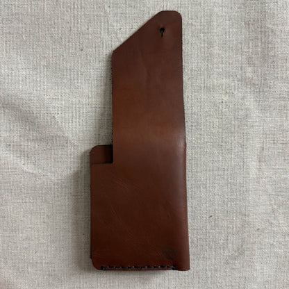 Hand-Stitched Raw Fold Wallet