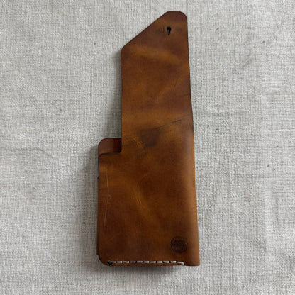 Hand-Stitched Raw Fold Wallet