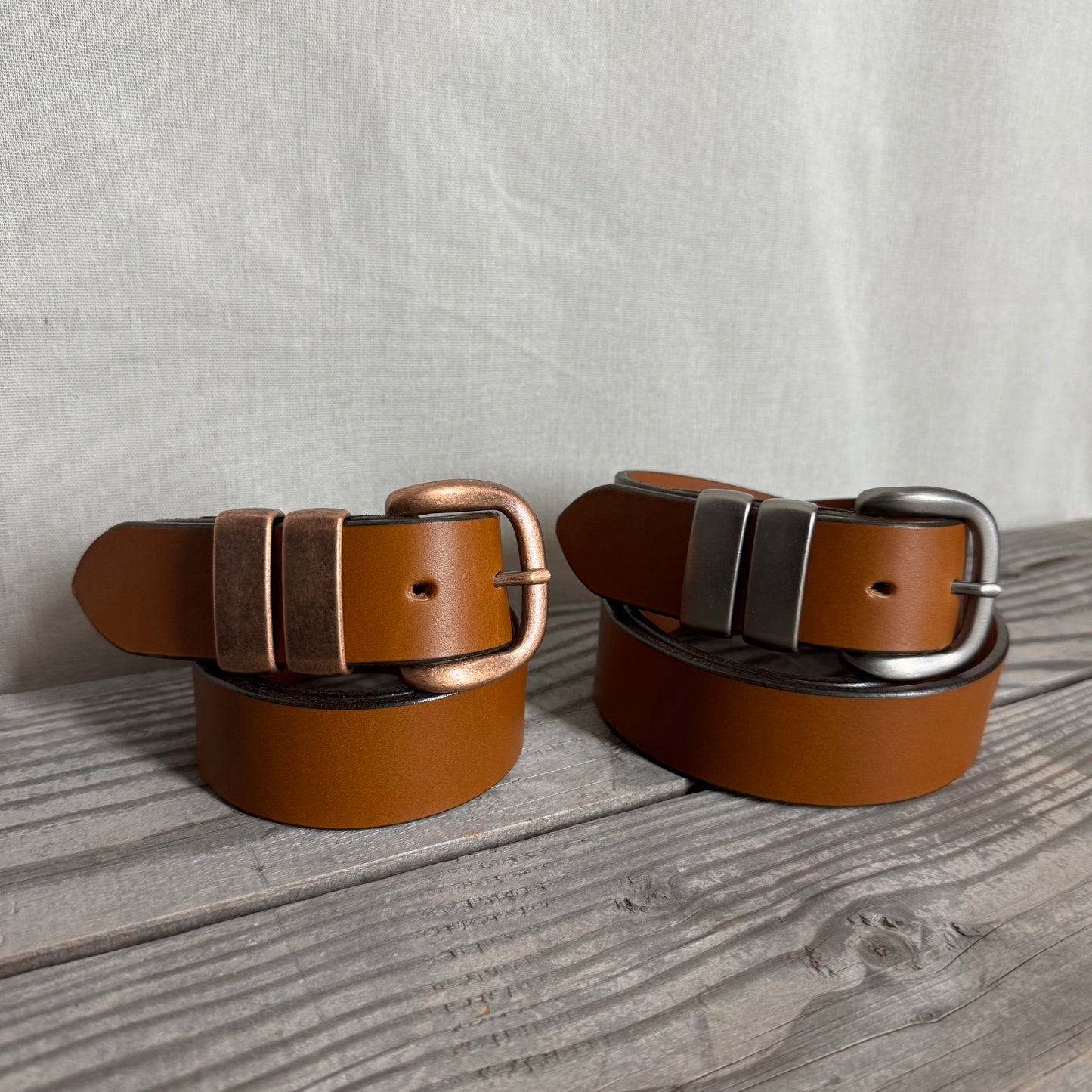 Italian Leather Tan Belts
