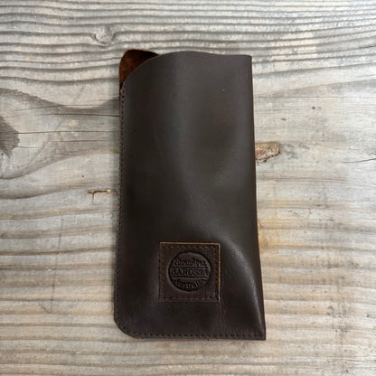 Soft Leather Glasses/Phone Pouch