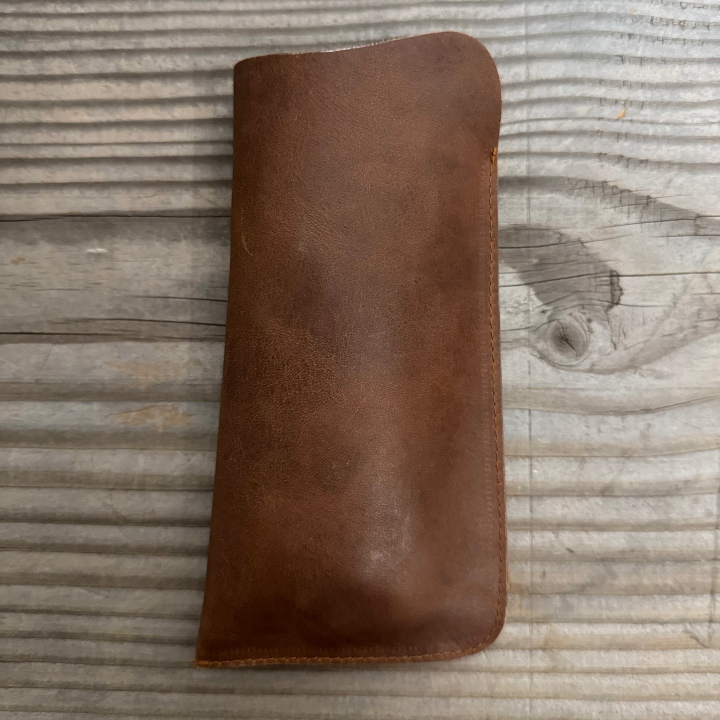 Soft Leather Glasses/Phone Pouch