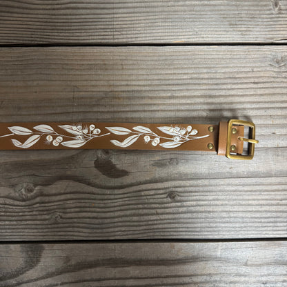 Hand-painted Leather Belts