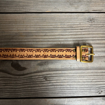 Carved Leather Belts