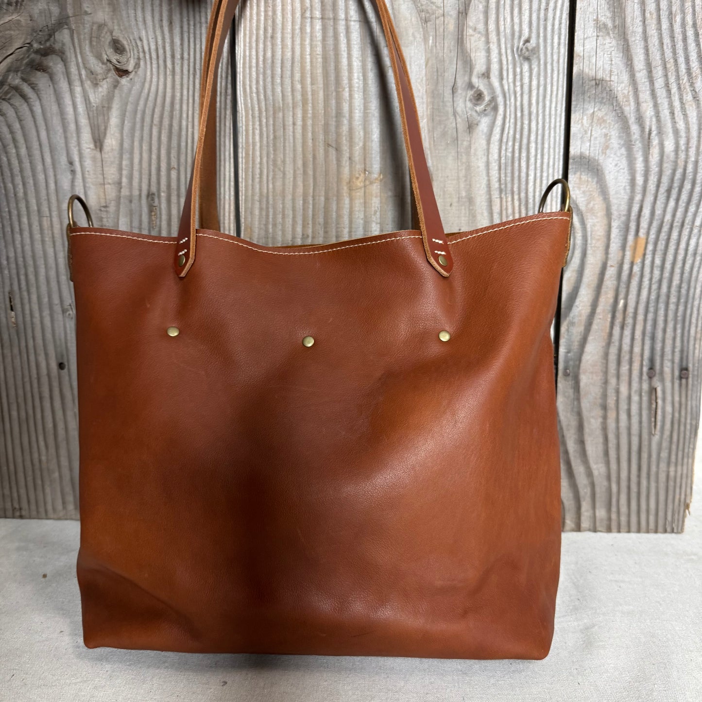 The Raw Argentinian Leather Tote