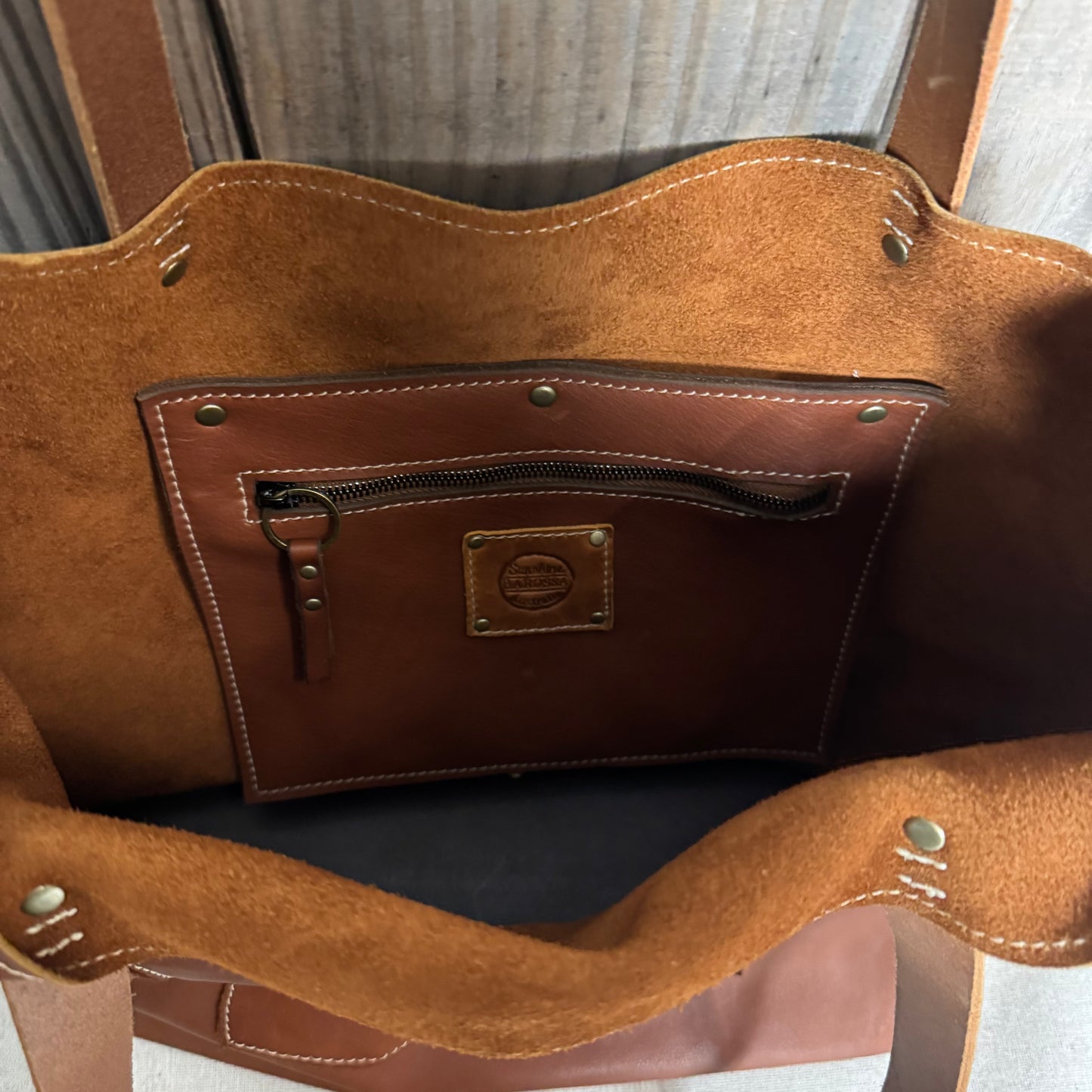 The Raw Argentinian Leather Tote