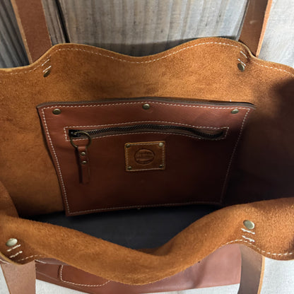 The Raw Argentinian Leather Tote