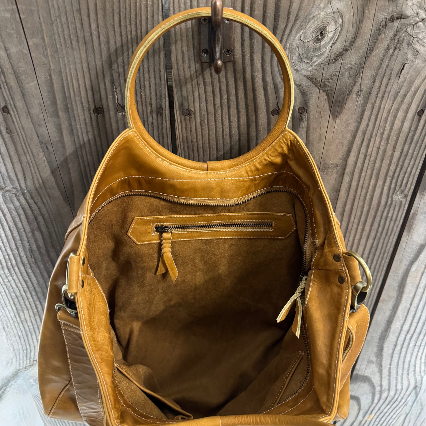 A Large Ring Handle Bag