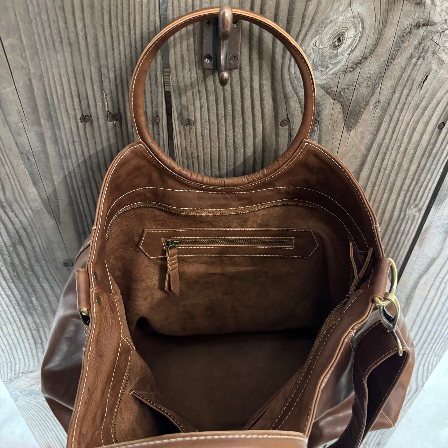 A Large Ring Handle Bag