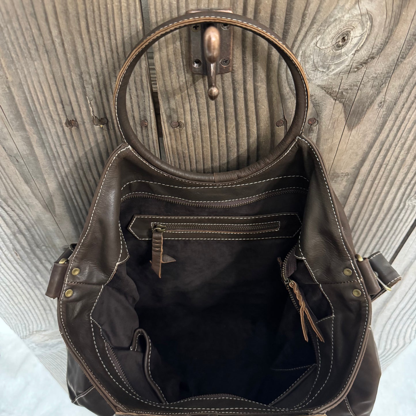 A Large Ring Handle Bag