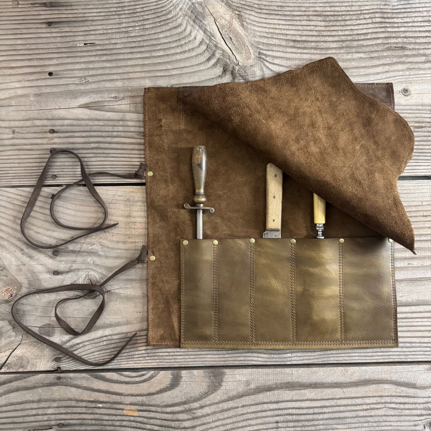 Leather Knife / Tool Roll