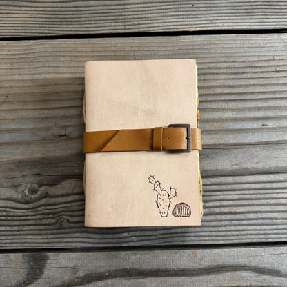 Handmade Paper Bound Leather Journal A5 & A4