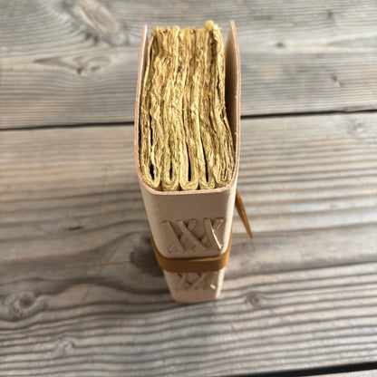 Handmade Paper Bound Leather Journal A5 & A4