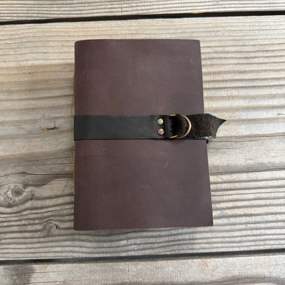 Handmade Paper Bound Leather Journal A5 & A4