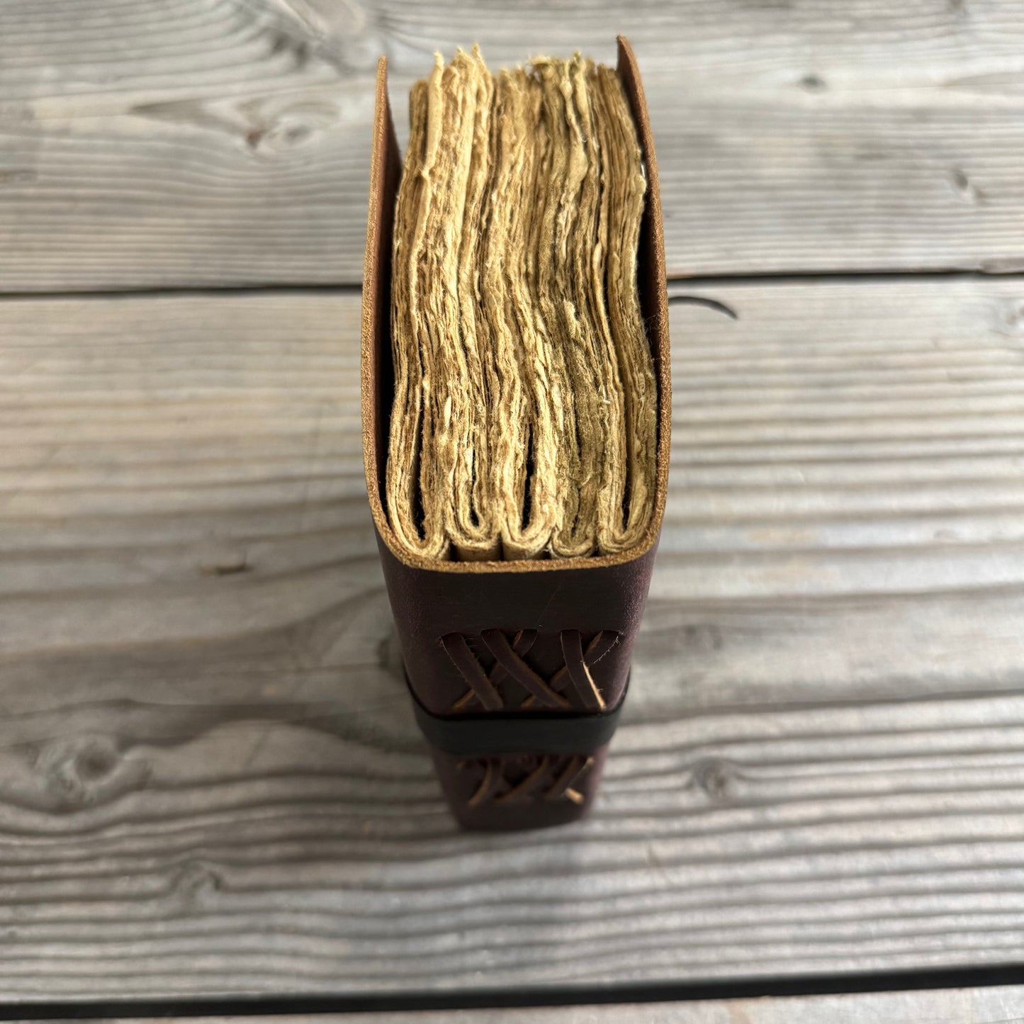 Handmade Paper Bound Leather Journal A5 & A4