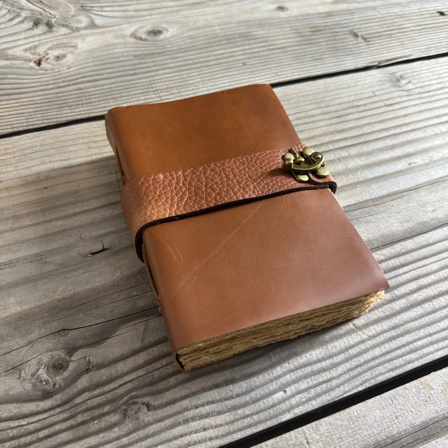 Handmade Paper Bound Leather Journal A5 & A4