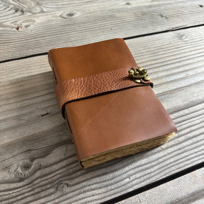 Handmade Paper Bound Leather Journal A5 & A4