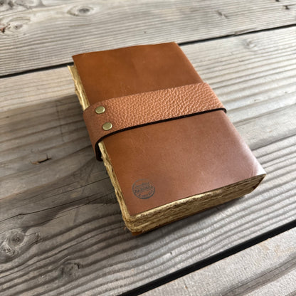Handmade Paper Bound Leather Journal A5 & A4