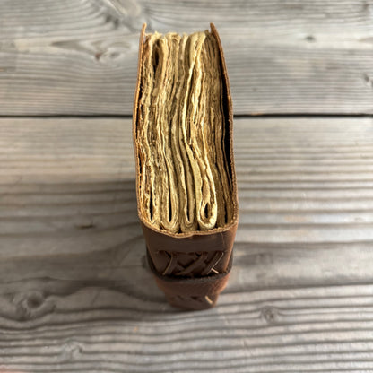 Handmade Paper Bound Leather Journal A5 & A4