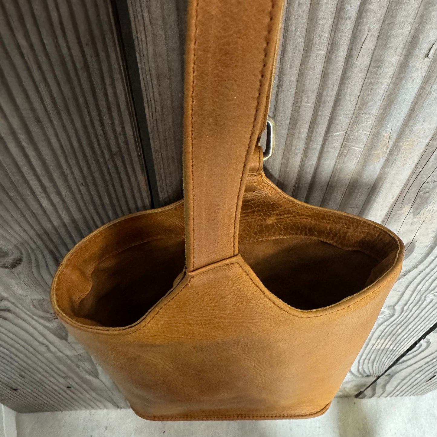 Twin Bottle Leather Wine Carrier