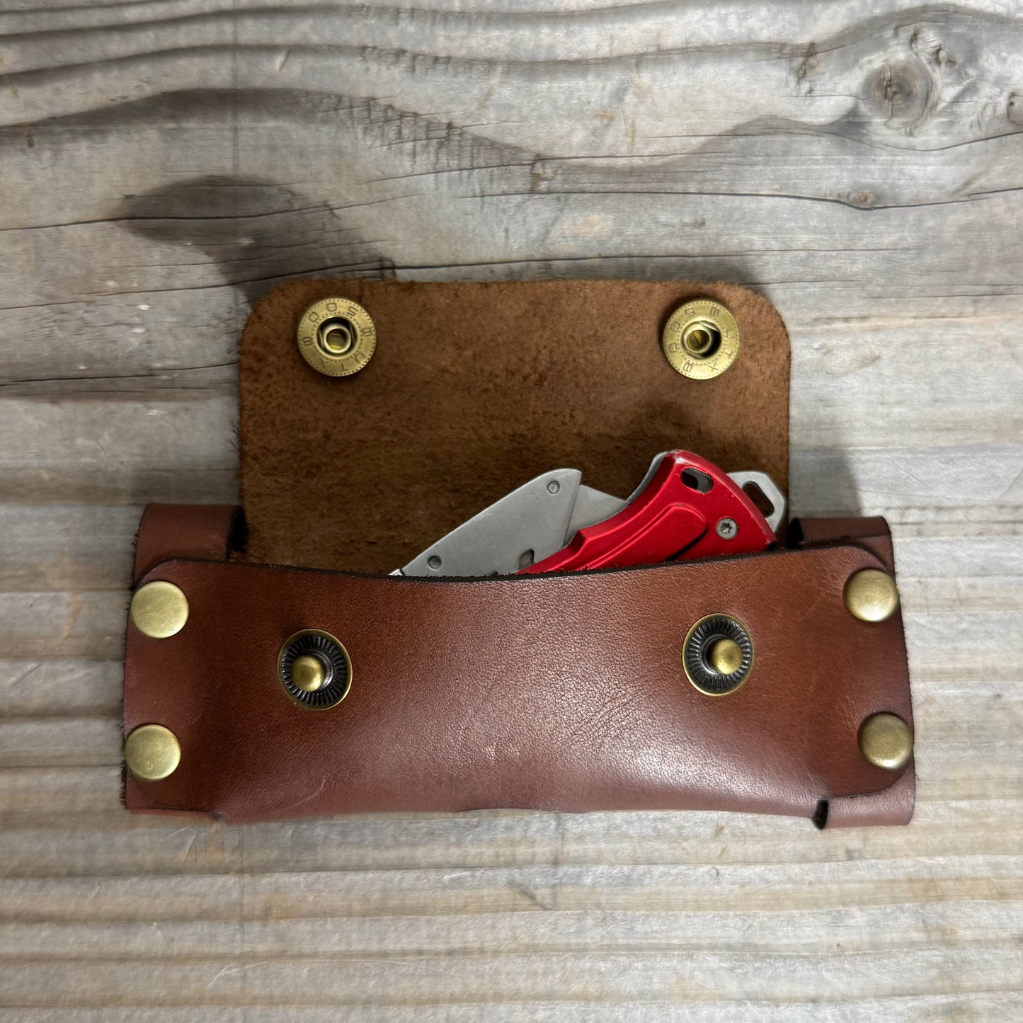 Leather Knife Pouch for Belt