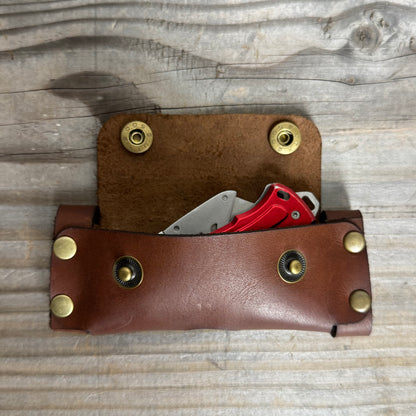 Leather Knife Pouch for Belt