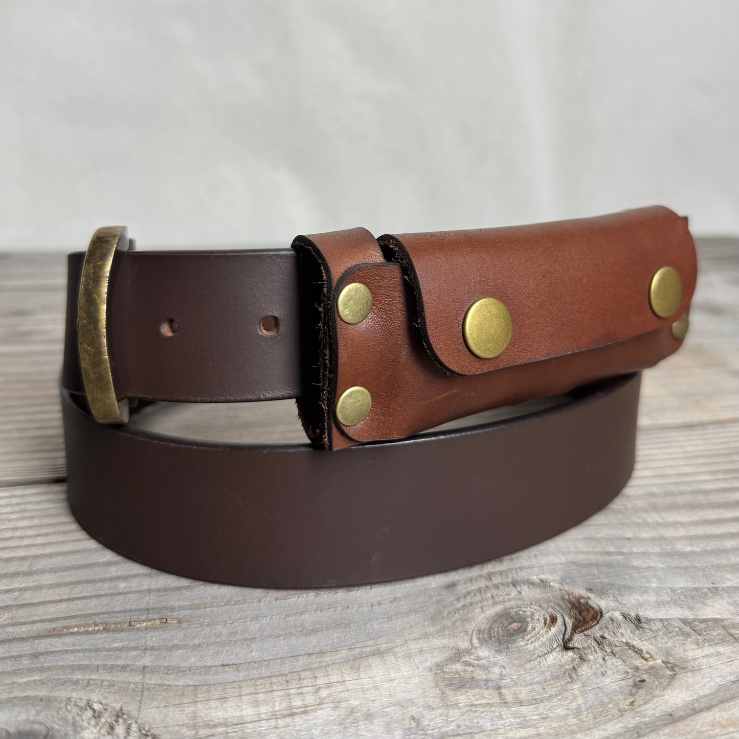 Leather Knife Pouch for Belt