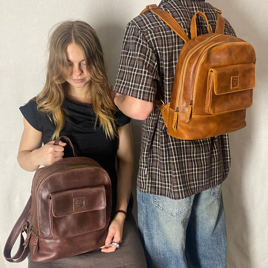 Classic Leather Backpack